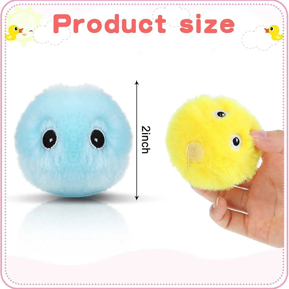Cat Toys Smart Interactive Ball Cat Training Toy Pet Playing Ball for Cats Kitten Squeaky Toy Supplies Electric Sound Training