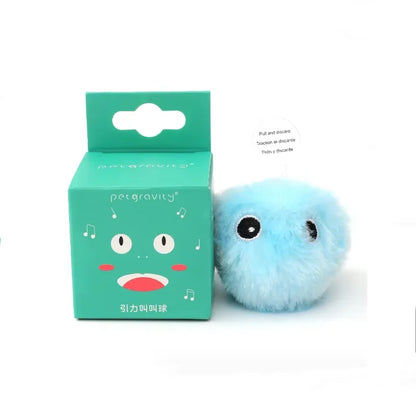 Cat Toys Smart Interactive Ball Cat Training Toy Pet Playing Ball for Cats Kitten Squeaky Toy Supplies Electric Sound Training